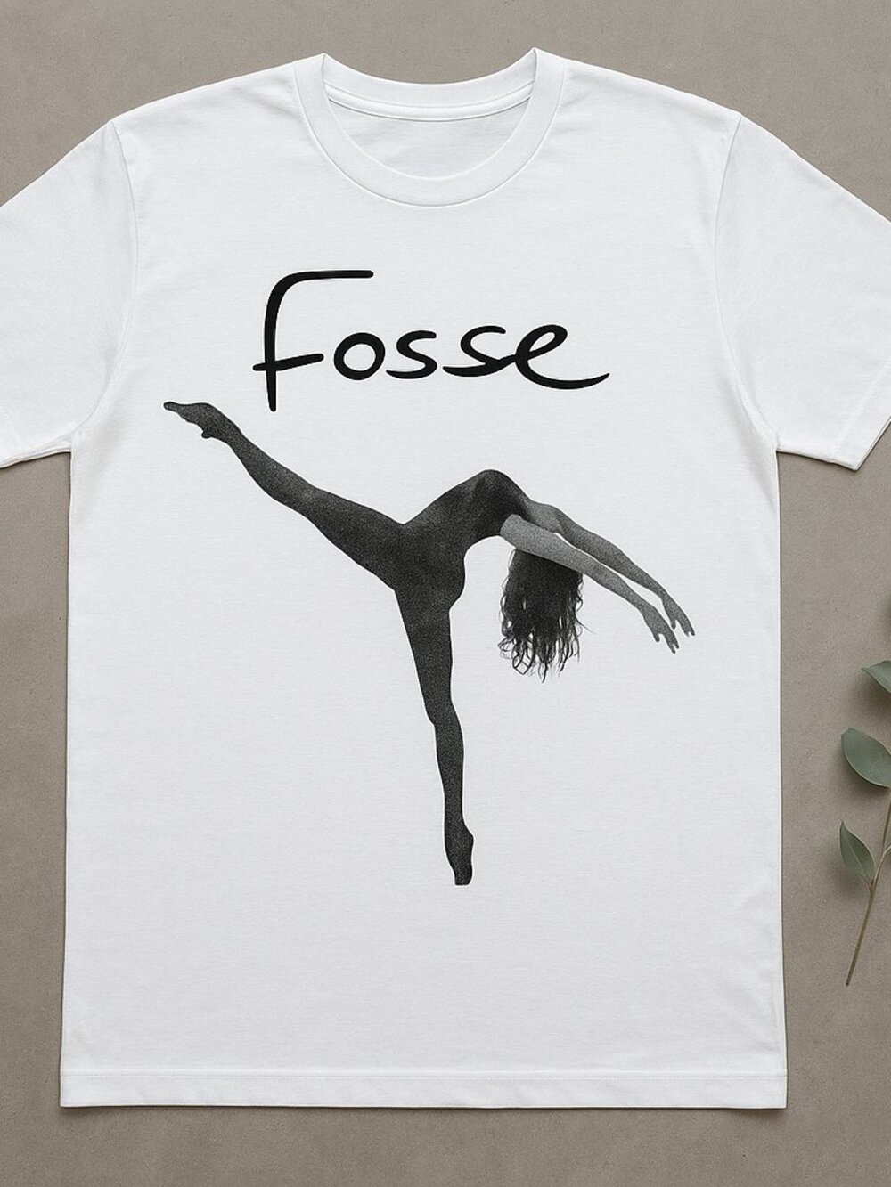 Fosse Graphic T-Shirt | Black & White Dancer Print Tee